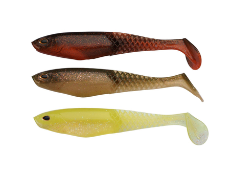 Zestaw Przynęt Berkley Power Bait Cullshad 15cm| Mixpack Darkwater | 3 szt.