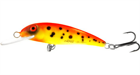 Wobler Wob-Art Strzebla 6cm | pływający | Mascare Orange