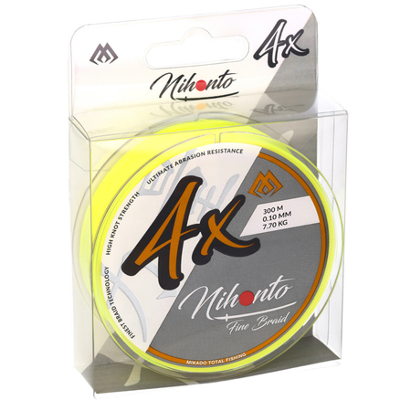 Plecionka Mikado Nihonto Fine Braid 0,20mm| fluo | 300m