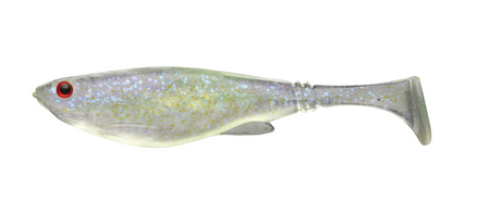 Guma Daiwa Belly Shad 11cm | White Ghost