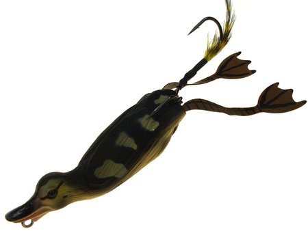 Wobler Savage Gear 3D Hollow Duckling Weedless 10cm | Natural