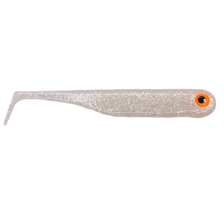 Guma Great Fish GF1 Ripper 7cm | Silver Pearl | Bezzapachowy | 6 szt. | Typ Od Ryb Special Edition