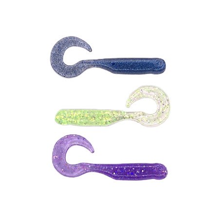 Guma Great Fish GF1 Twister Baby 3cm | MIX2 | Krewetkowy | 21 szt.