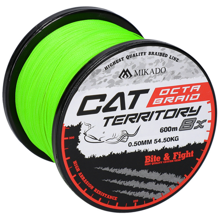 Plecionka Mikado Cat Territory Octa Braid 0,60mm | yellow | 600m