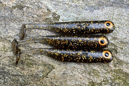 Guma Great Fish GF1 4,9cm | Black&Gold | bezzapachowy | 10 szt.