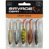 Zestaw gum Savage Gear Craft Shad 7.2cm | Clear Water Mix | 5 szt.