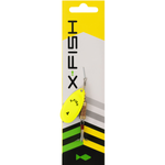 Obrotówka X-Fish Stark №4 | 9,5g | Nikel UV lime