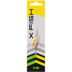 Obrotówka X-Fish Spike №2 | 4,5g | Gold RD