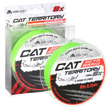 Plecionka Mikado Cat Territory Octa Braid 0,50mm | yellow | 150m