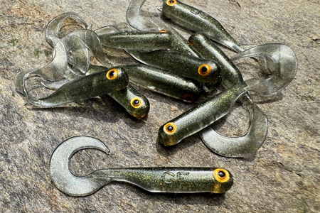 Guma Great Fish GF1 Twister 4,9cm | Natural | krewetkowy | 10 szt.