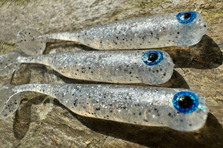 Guma Great Fish GF1 4,9cm | White Pearl | rybny | 10 szt.