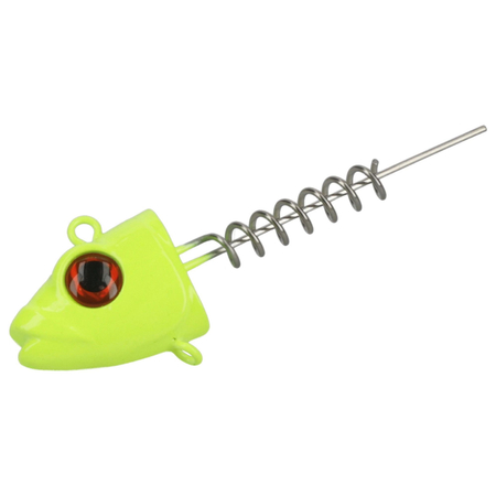Główka z wkrętką Mikado Jaws Vertical - 45g - Fluo - 2szt.