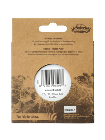 Plecionka Berkley Nautil Inshore Braid 0.14mm | 6.8kg |