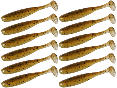 Guma Keitech Easy Shiner 2" | 5,08cm | #101 Green Pumpkin PP | 12 szt.