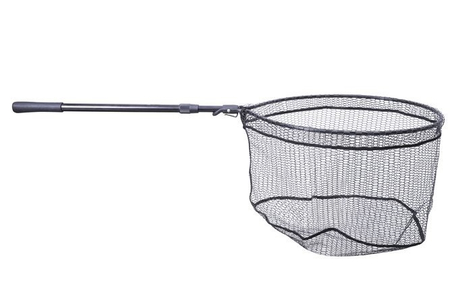 Podbierak składany Mikado 200cm kosz 70/60cm, gumowana siatka oczko 6x15mm