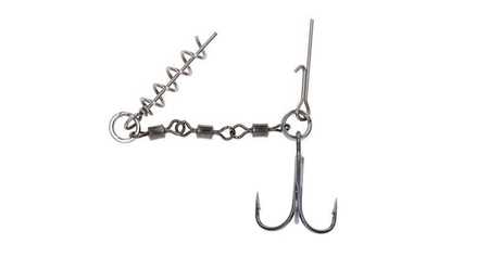 Dozbrojka z krętlików Mikado Jaws Evo Stinger - 25kg - Kotwica nr 1- 2szt. do gu | 13-15cm