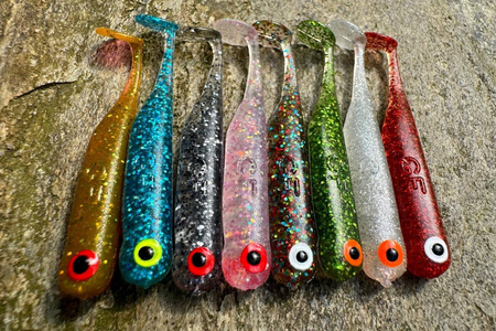 Guma Great Fish GF1 4,9cm | MIX2 | bezzapachowy | 24 szt.