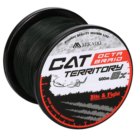 Plecionka Mikado Cat Territory Octa Braid 0,60mm | green | 600m