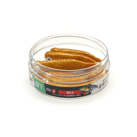 Guma Great Fish GF1 Ripper 7cm | Gold | Krewetkowy | 6 szt.