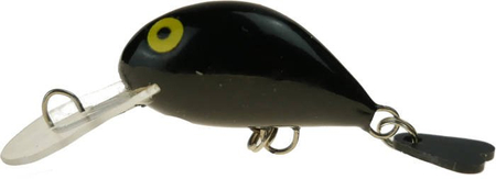 Wobler Wob-Art Natręt 2,5cm | pływający | Czarny