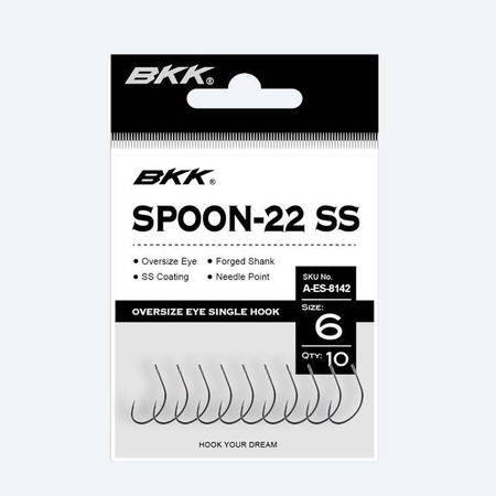 Haczyki BKK Spoon-22 SS | #2/0 | 8 szt.