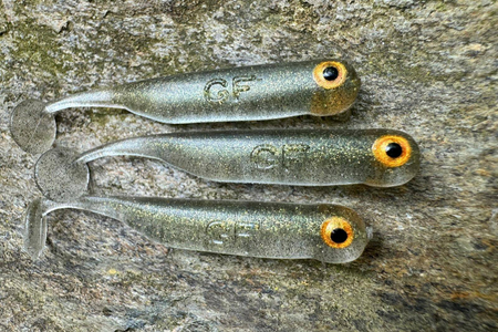 Guma Great Fish GF1 4,9cm | Natural | krewetkowy |10 szt.