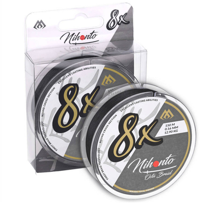 Plecionka Mikado Nihonto Octa Braid 0,26 mm | black | 150m