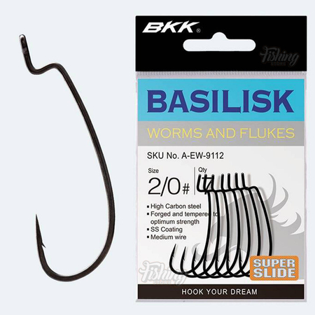 Haczyki offsetowe BKK Basilisk | #1 | 8 szt.