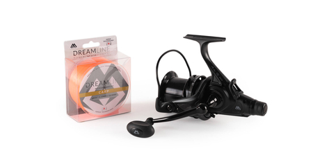 Kołowrotek Mikado M-KA FR Carp 8005 + żyłka Dreamline Carp 0,35mm 600m
