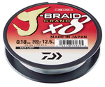 Plecionka Daiwa J-Braid Grand X8 0.24mm | 135m | Gray-Light
