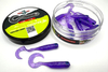 Guma Great Fish GF1 Twister 4,9cm | Glitter Light Purple | krewetkowy | 10 szt.