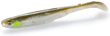 Guma Savage Gear Slender Scoop Shad 13cm | Green Silver
