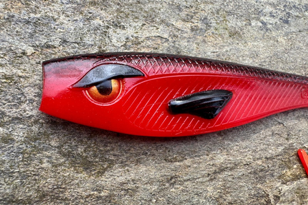 Guma Great Fish Rocky Twister 21cm | Toxic Red