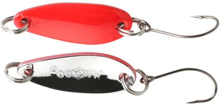 Wahadłówka Mikado Mini Spoon- 2,4cm | 2.5g | czerwono srebrna 