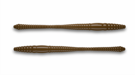 Przynęta Libra Lures Dying Worm 7cm | 038 - Brown | brak zapachu | 15 szt.