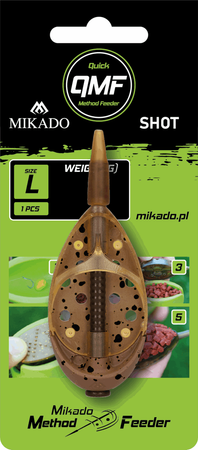 Podajnik koszyk do methody Mikado METHOD FEEDER SHOT Q.M.F. L - 60g