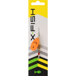Obrotówka X-Fish Stark №3 | 6g | Nikel UV orange