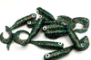 Guma Great Fish GF1 Twister 4,9cm | Colorful Glitter | rybny | 10 szt.