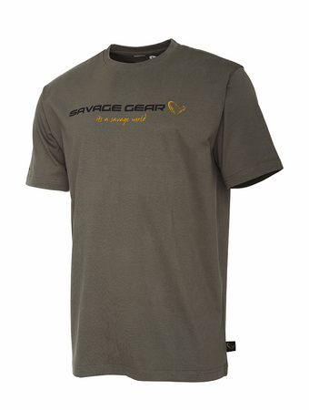 Koszulka Savage Gear SG4 Logo T-Shirt rozmiar XL Loden Green
