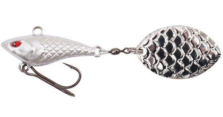Wirujący ogonek Mikado M-TAIL 12g | SILVER 