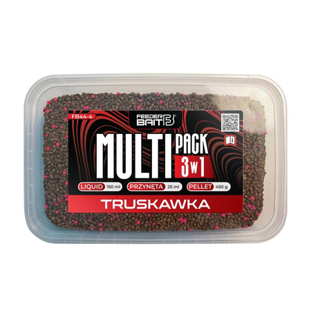 Zestaw Feeder Bait Multipack 3w1 | Truskawka