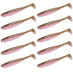 Guma Keitech Easy Shiner 3" | 7,6cm |  LT#52 Green Pumpkin Pink | 10 szt.