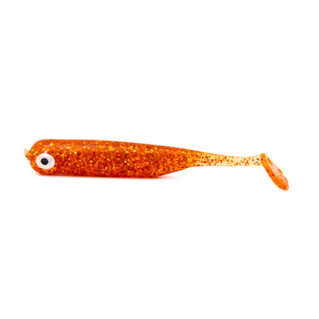 Guma Great Fish GF1 4,9cm | Glitter Red | bezzapachowy | 10 szt.