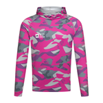 Bluza damska Mikado z kapturem i kominem | z filtrem UPF | Lady Camo | rozm. M