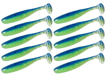 Guma Keitech Easy Shiner 3" | 7,6cm |  LT#60 Blue X Chart | 10 szt.