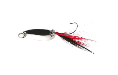 Wahadłówka Mikado Mini Spoon- 2,4cm | 2.5g | srebrna z chwostem