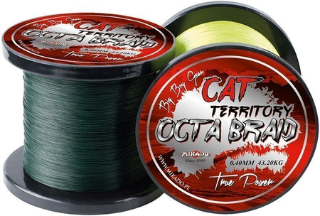 Plecionka Mikado Cat Territory Octa Braid 0,70 | Zielony | 300m