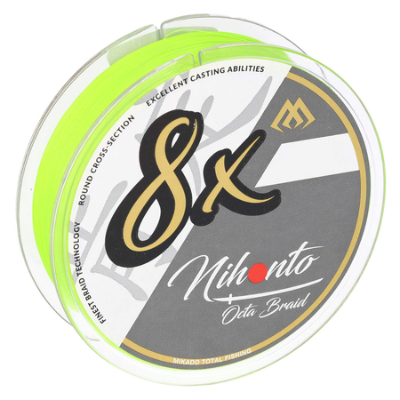 Plecionka Mikado Nihonto Octa Braid 0,20mm| fluo | 300m