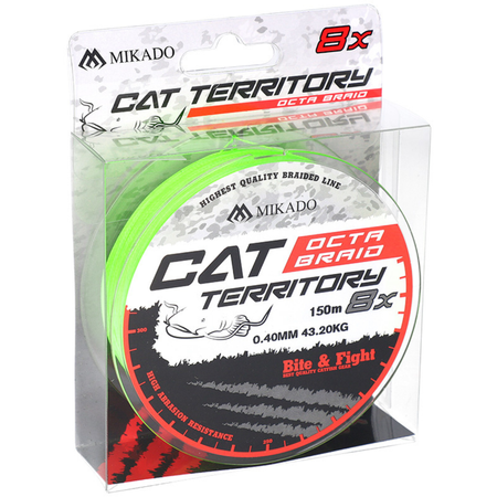 Plecionka Mikado Cat Territory Octa Braid 0,40mm | yellow | 150m