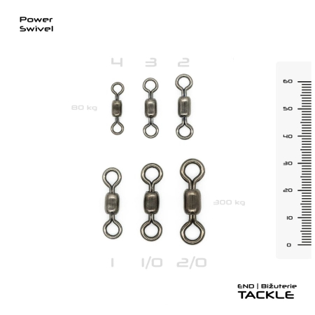 Krętlik Sumowe VAGNER Power Swivel / roz 2 / 8szt.